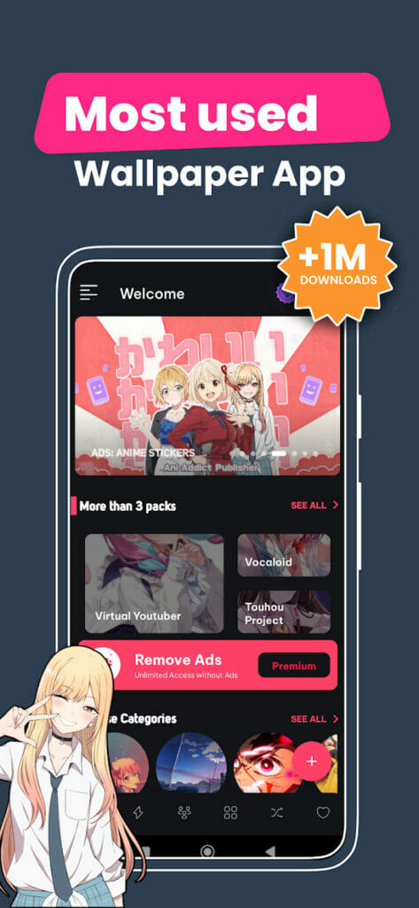 +9000000 Anime Live Wallpapers Download