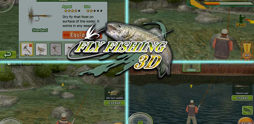 Pesca com Mosca 3D