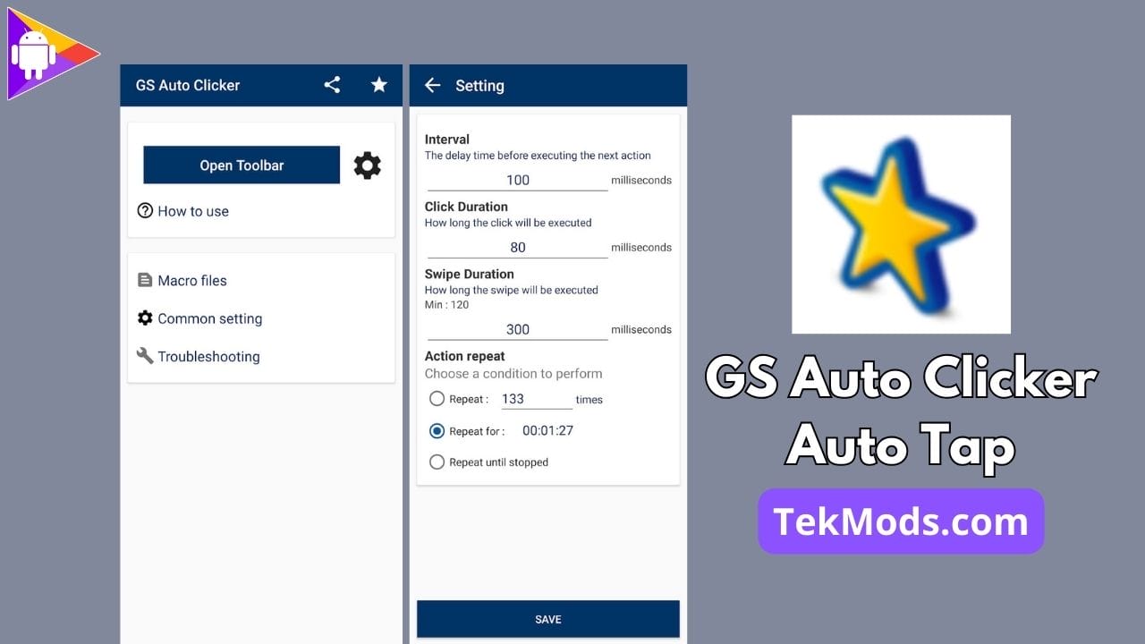 GS Auto Clicker – Auto Tap