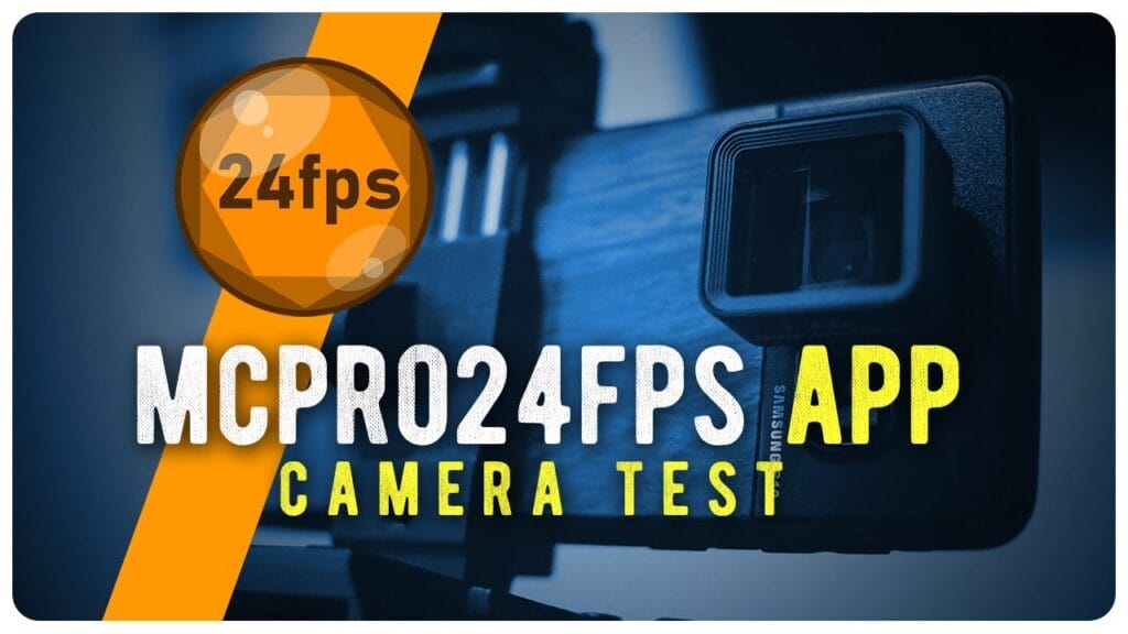 Câm de Vídeo Manual mcpro24fps