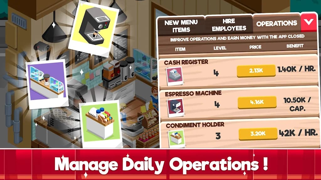 Idle Cafe Tycoon Mod