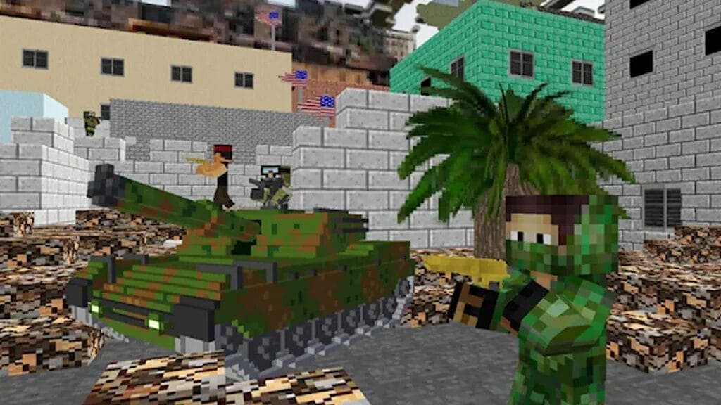 American Block Sniper Survival Mod Apk