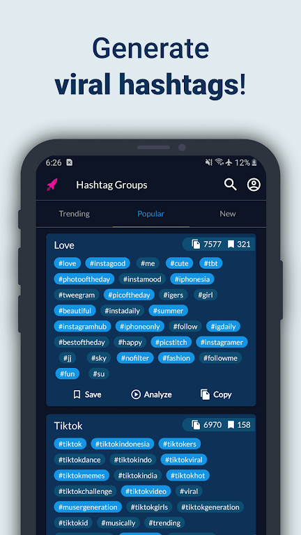 Hashtags Ai Follower Booster Mod Apk