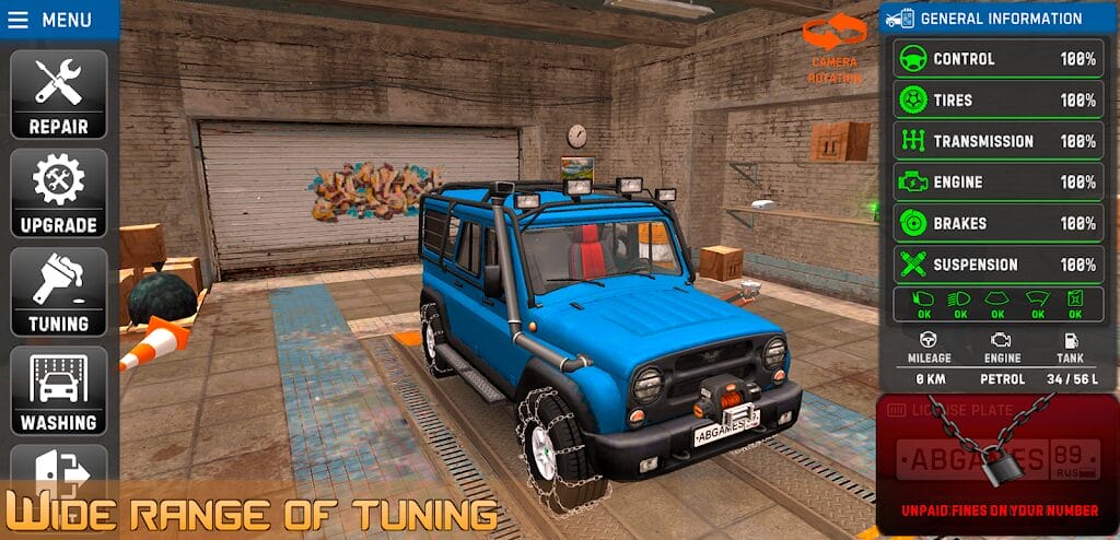 Russian Car Driver Uaz Hunter Mod Apk All Unlocked