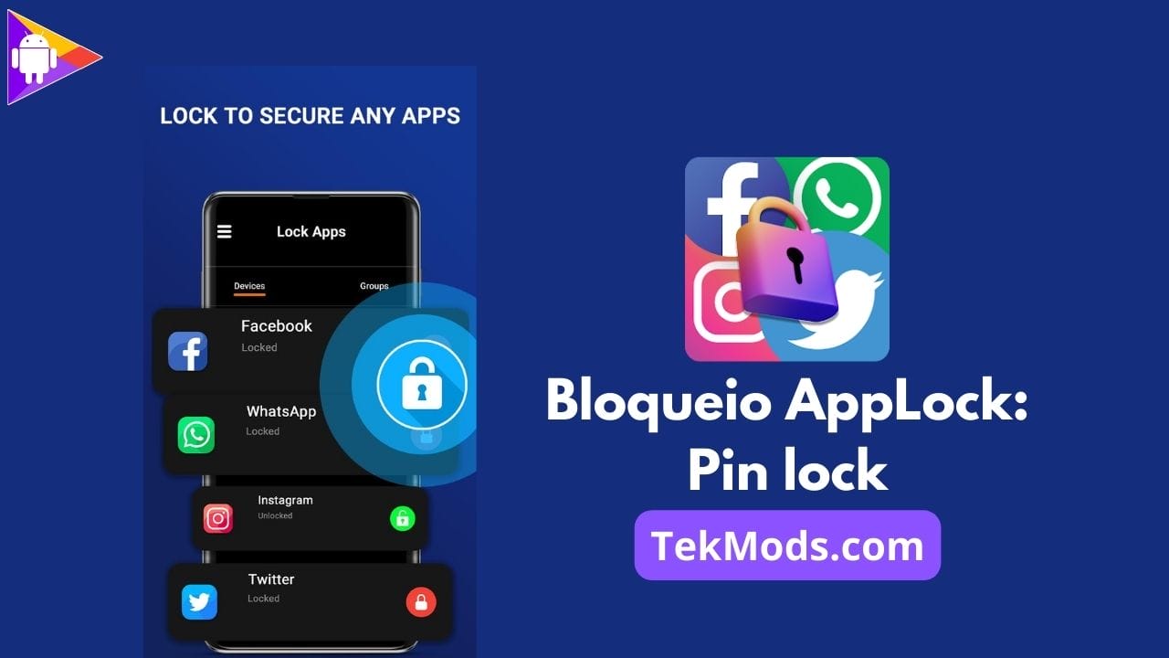 Bloqueio AppLock: Pin Lock