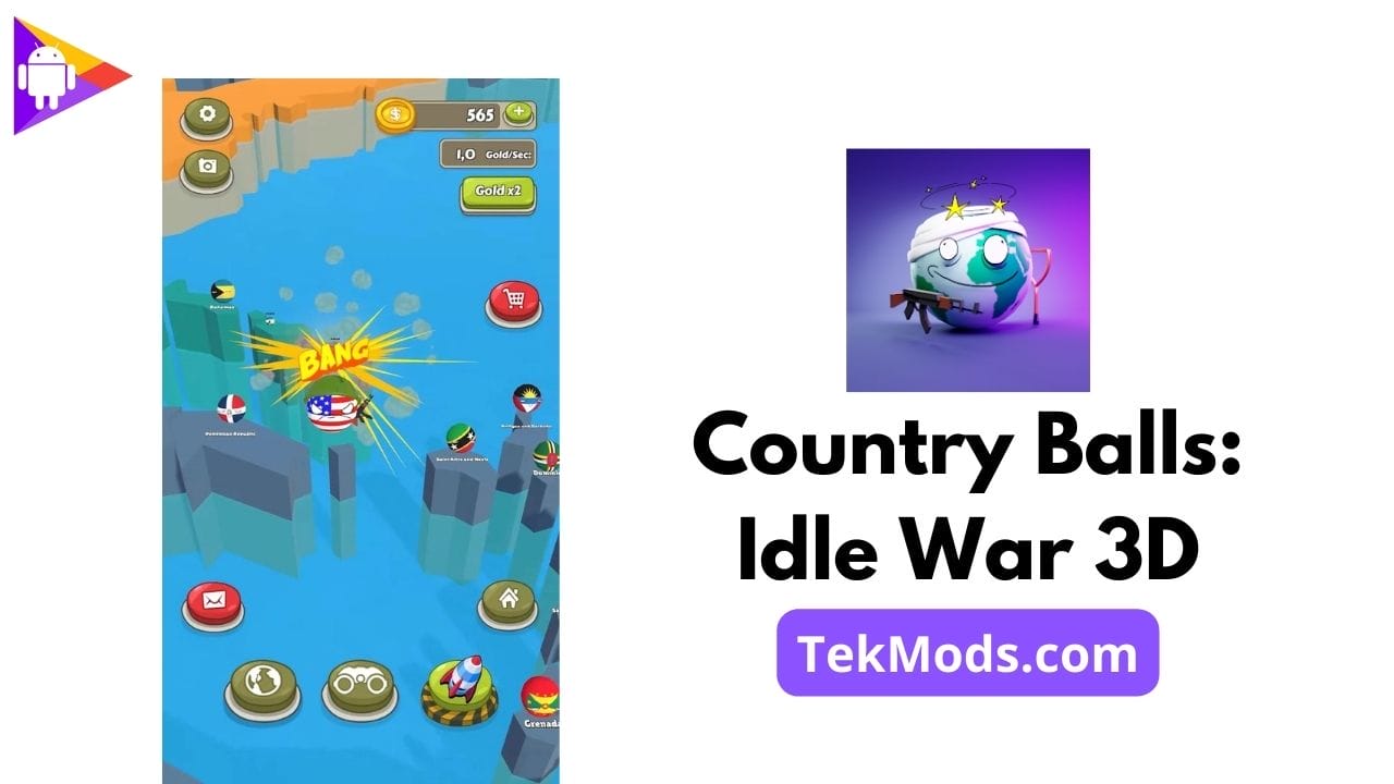 Country Balls: Idle War 3D