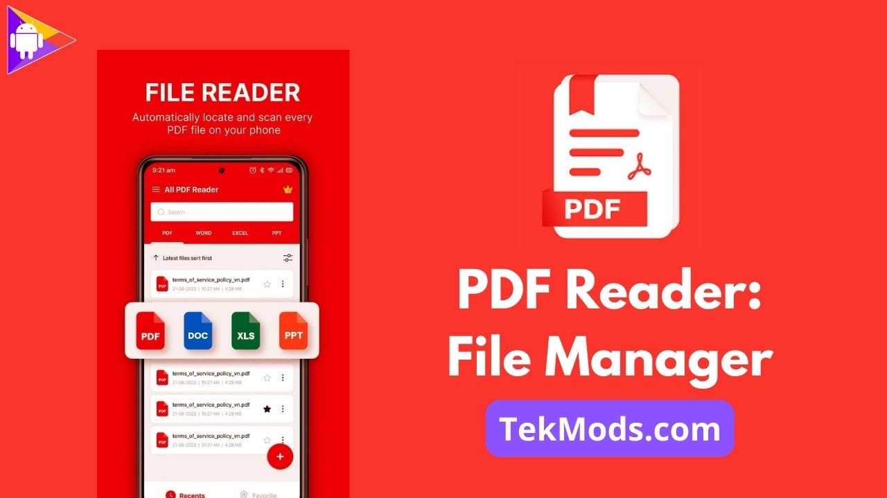 PDF Reader: File Manager