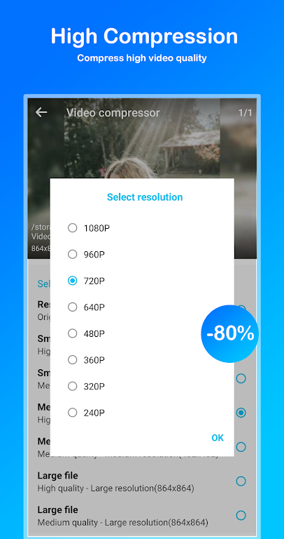 Video Compressor Reduce Size App