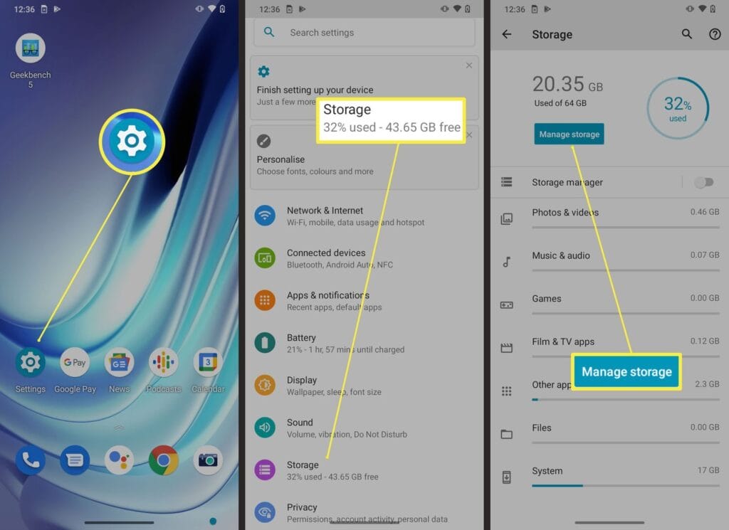 Liberar Espaço na Memória do Celular