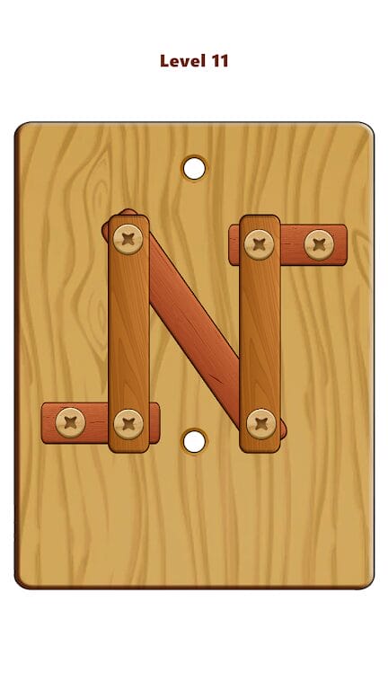 Wood Nuts And Bolts Puzzle Game Mod Apk