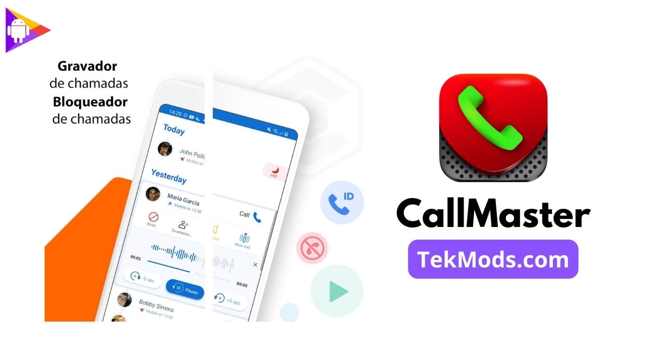 CallMaster: Bloqueador de Chamadas
