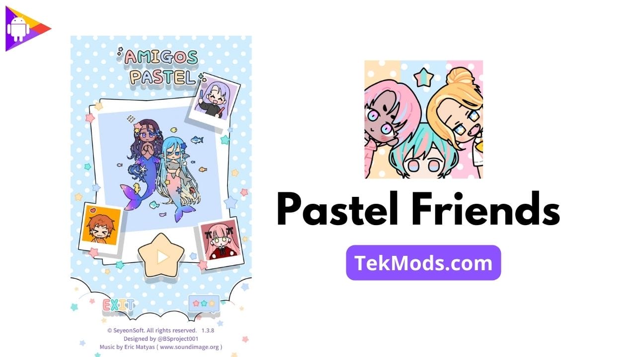 Amigos Pastel: Jogo de Vestir