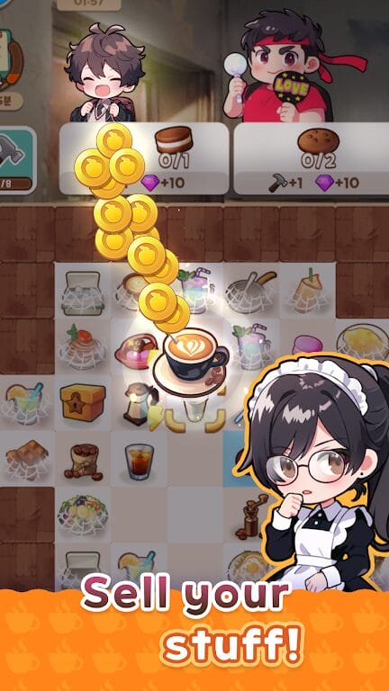 Mod Merge Maid Cafe Apk