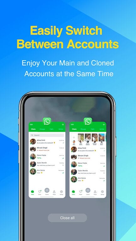 Android 2accounts