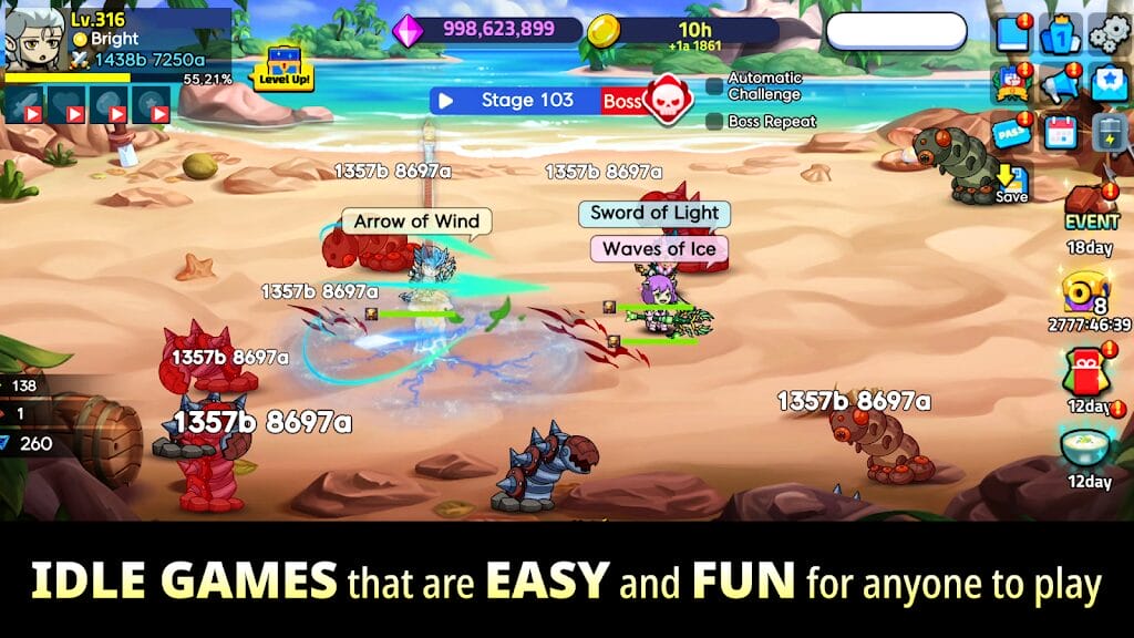 Download Triplet Heroes Raising Game Mod