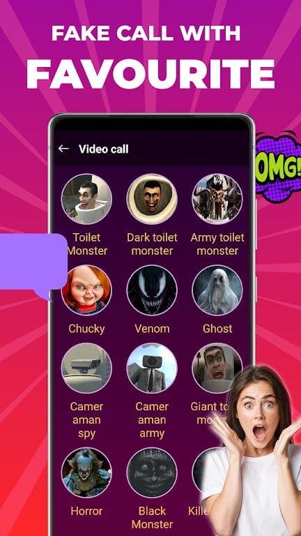 Monster Call Prank Video Call Mod Apk Download