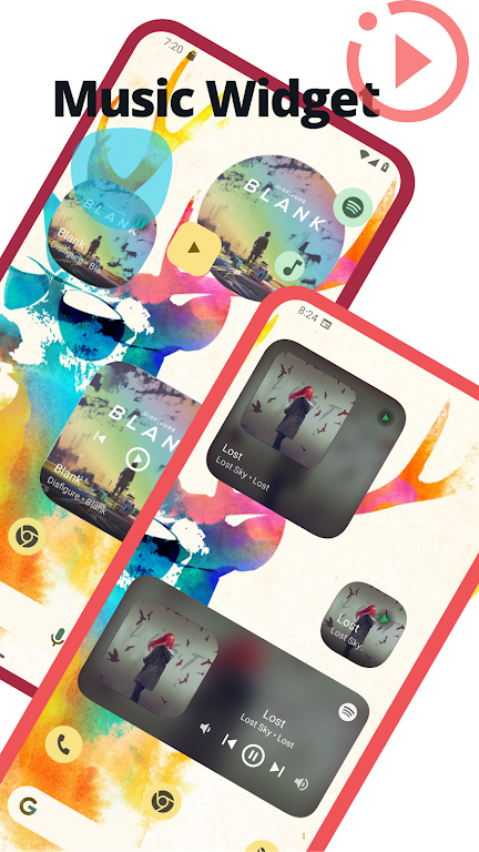 Music Widget Android 12 Pro