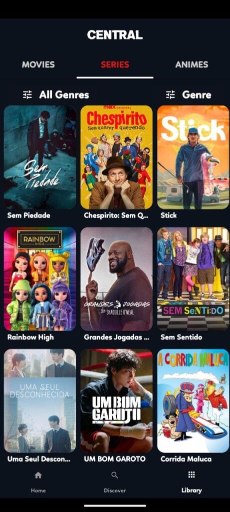 App Central Play Séries