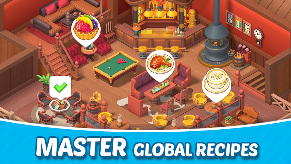 Merge Cooking Restaurant Game Mod Apk