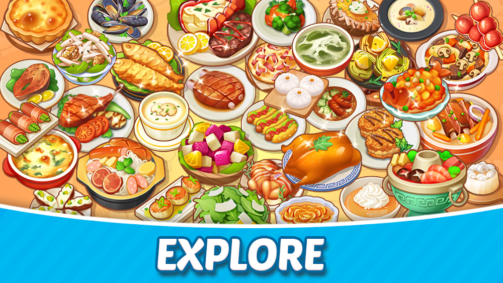 Merge Cooking Theme Restaurant Apk