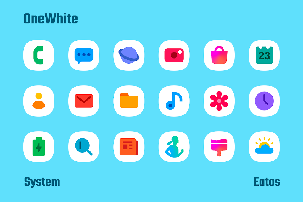 OneWhite Icon Pack Apk
