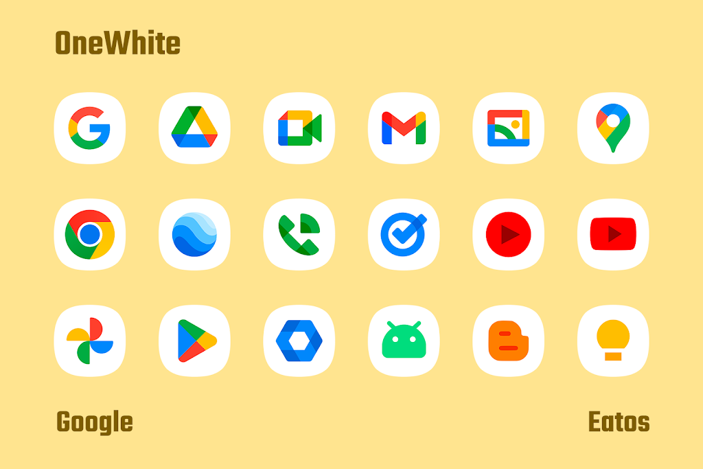 OneWhite Icon Pack App For Ios