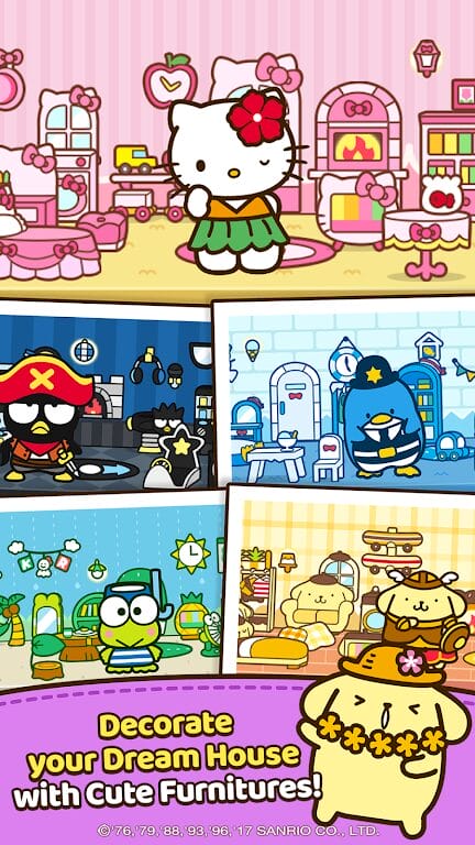 Hello Kitty Friends Mod Apk unlimited Money And Gems