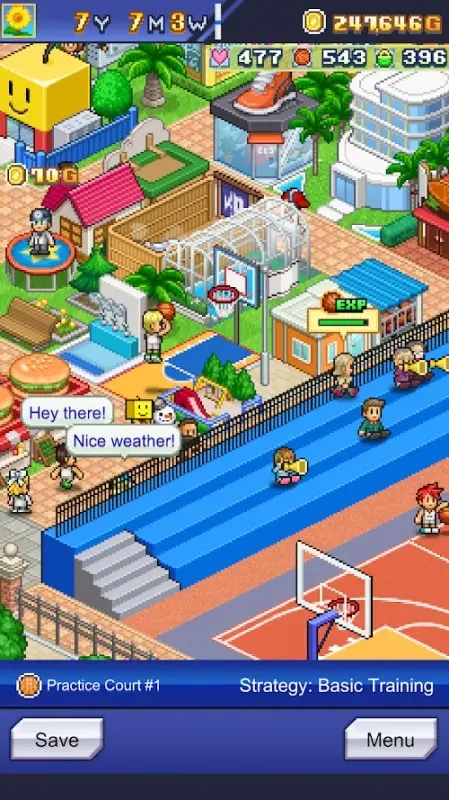 Kairosoft Basketball Club Story Mod Apk