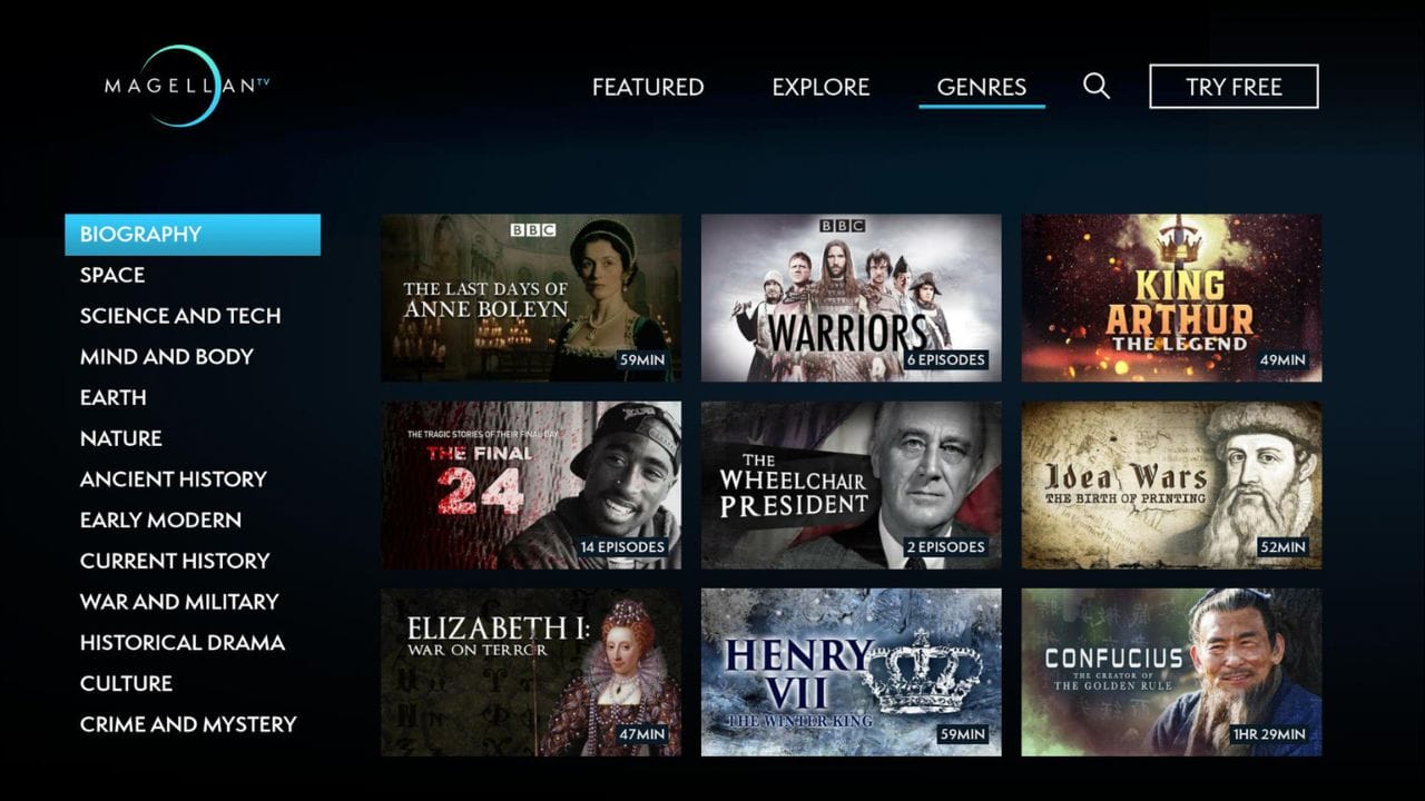 MagellanTV Documentaries