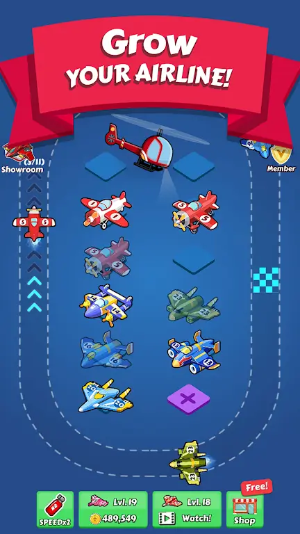 Merge Planes Idle Apk
