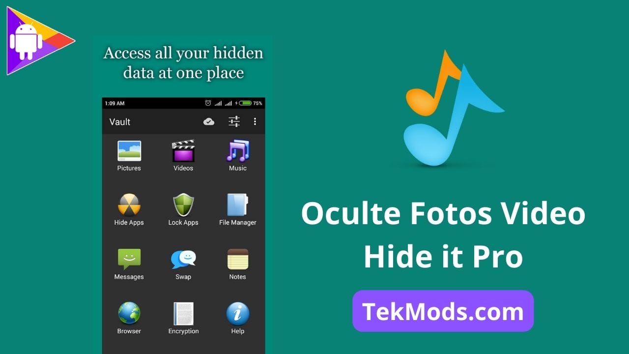Oculte Fotos Video - Hide it Pro
