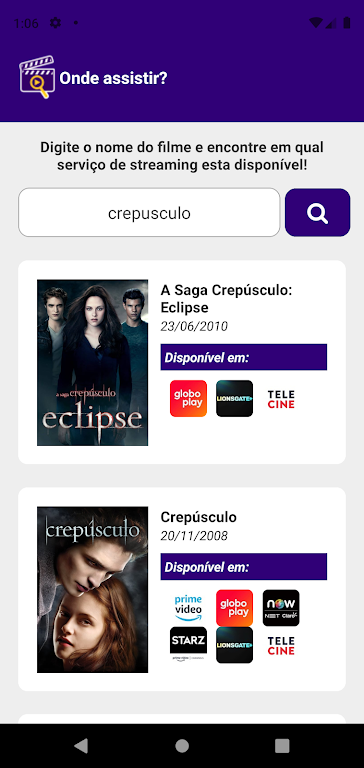 Onde Assistir Filmes e Séries App Download