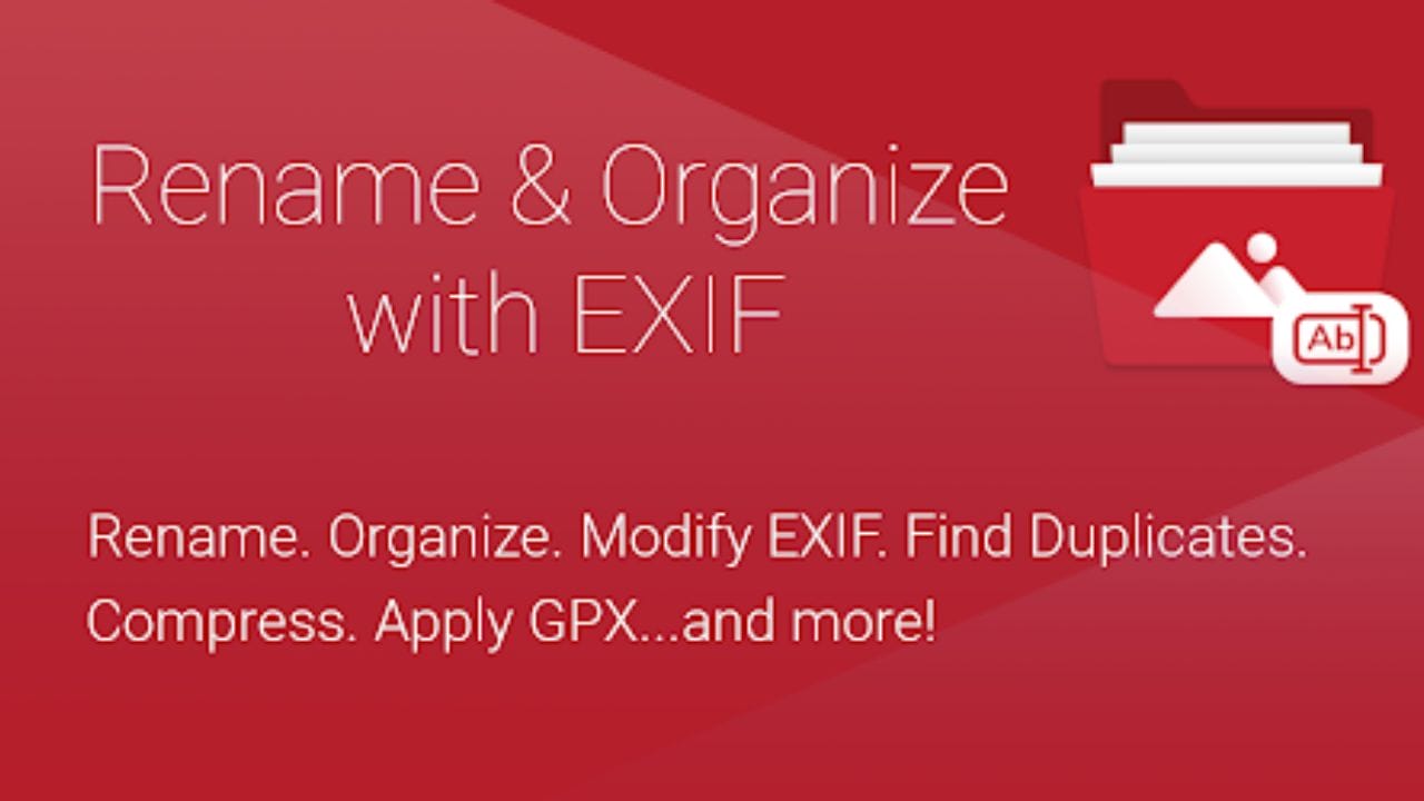 Renamer & Organizer Com EXIF