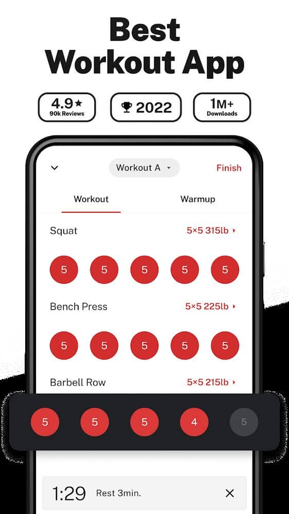 StrongLifts Weight Lifting Log Mod Apk