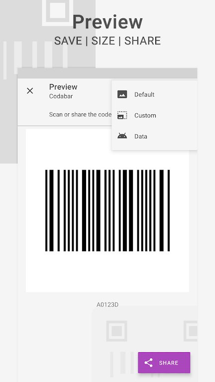 Barquode Matrix Manager Android