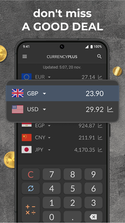 Currency Converter Plus App