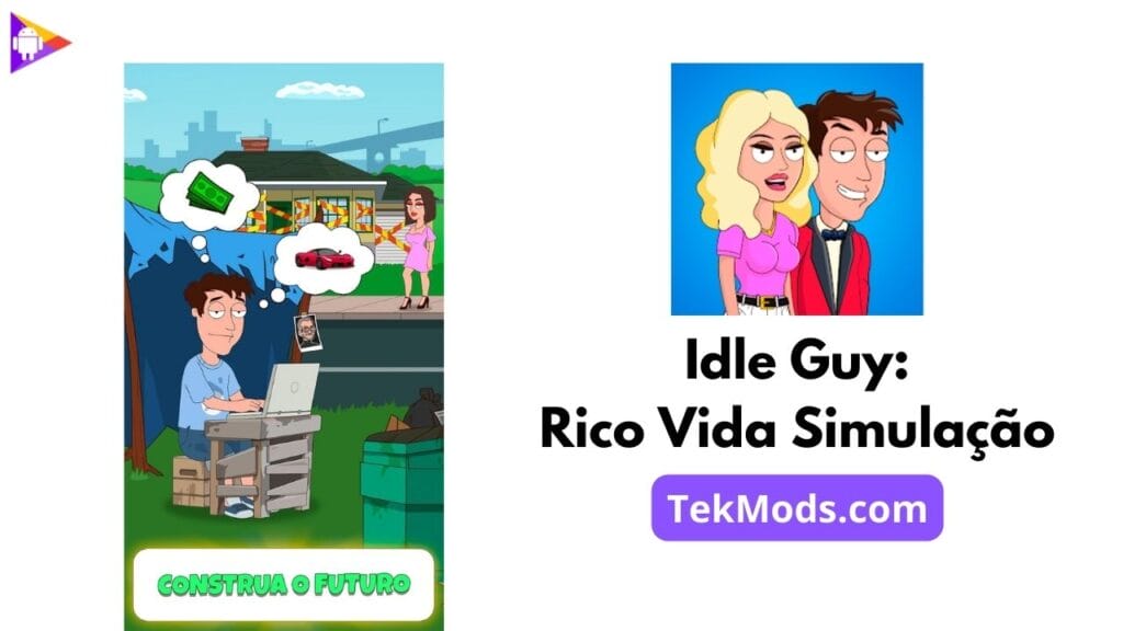 Idle Guy: Rico Vida Simulação