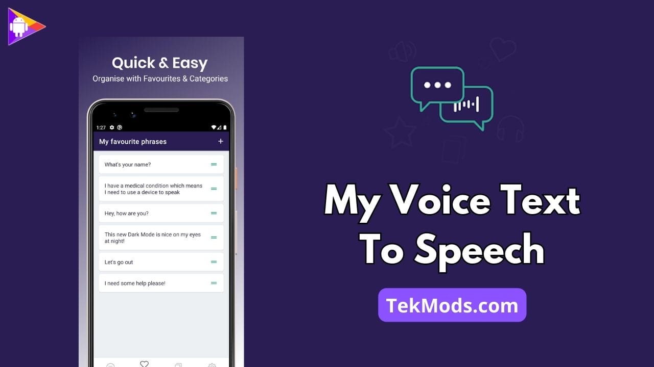 My Voice Text To Speech (TTS)