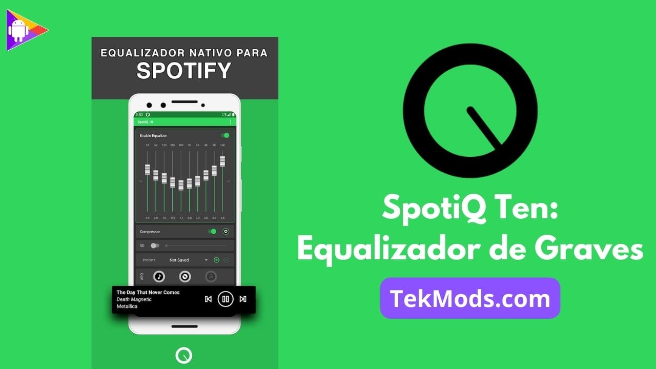 SpotiQ Ten: Equalizador De Graves