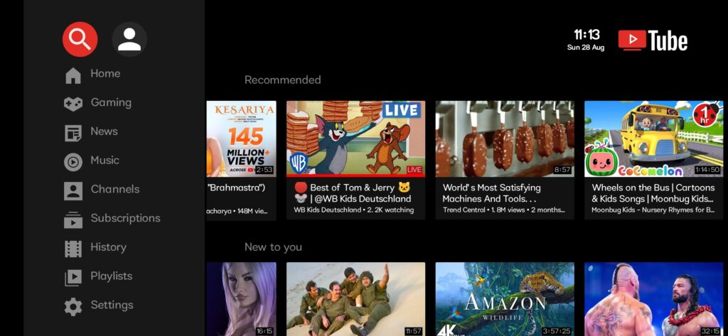 APK Youtube TV TV Box