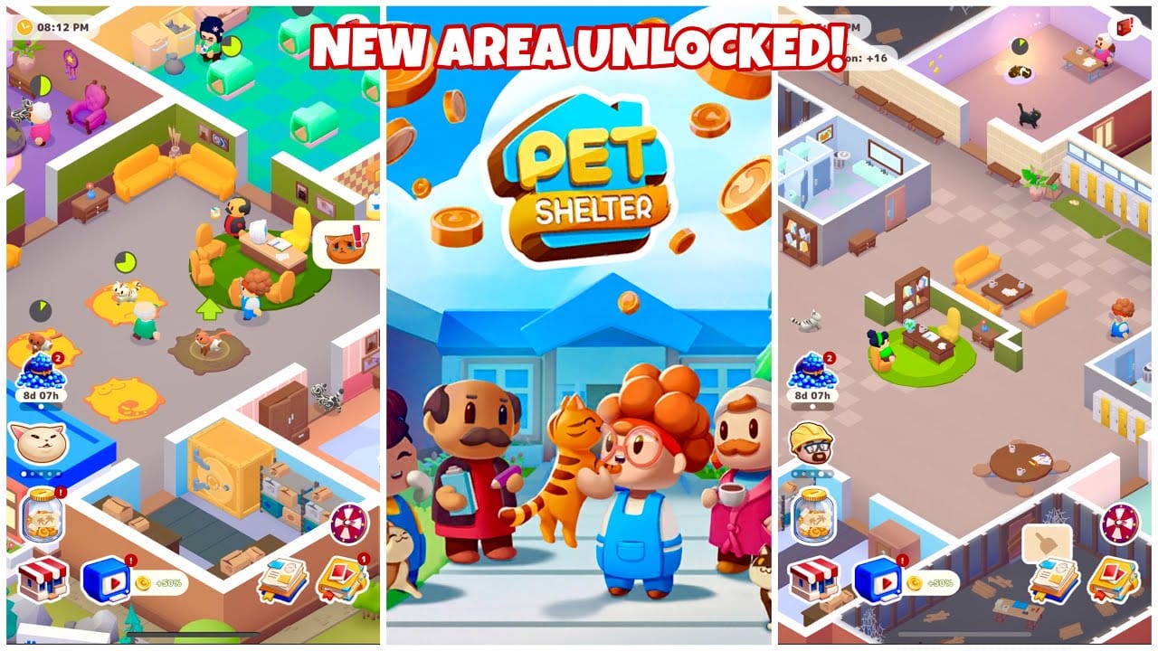 Idle Pet Shelter