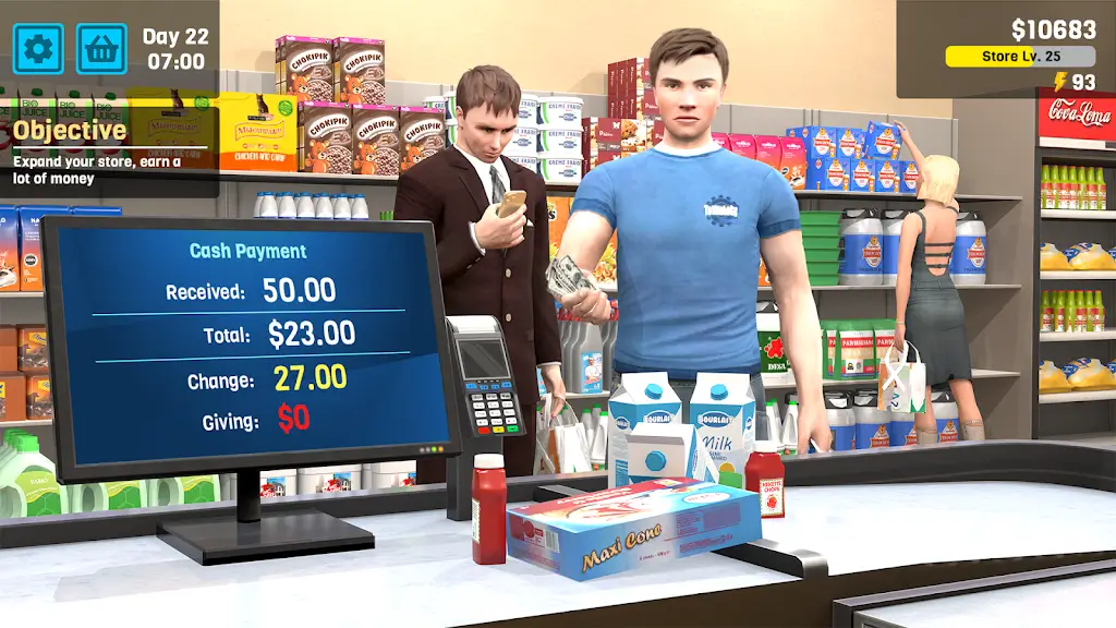 Manage Supermarket Simulator Apk Dinheiro Infinito