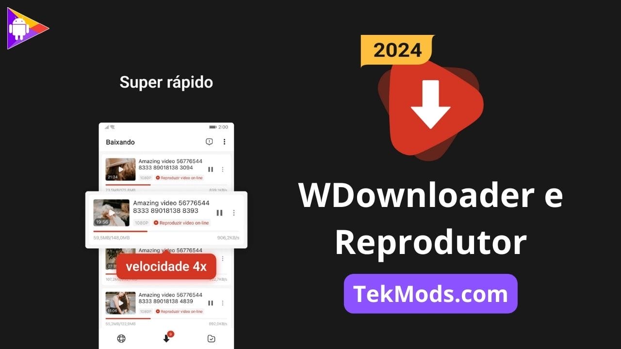 WDownloader e reprodutor