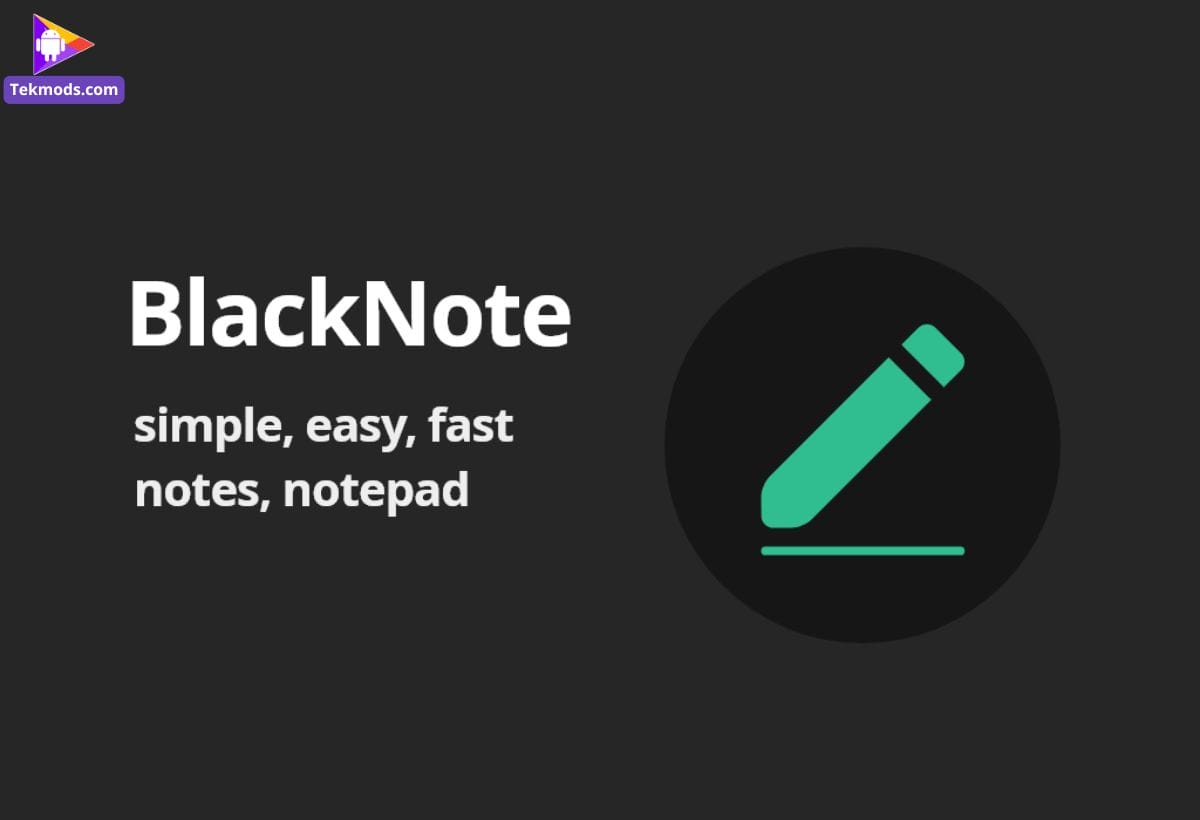 BlackNote Bloco de Notas