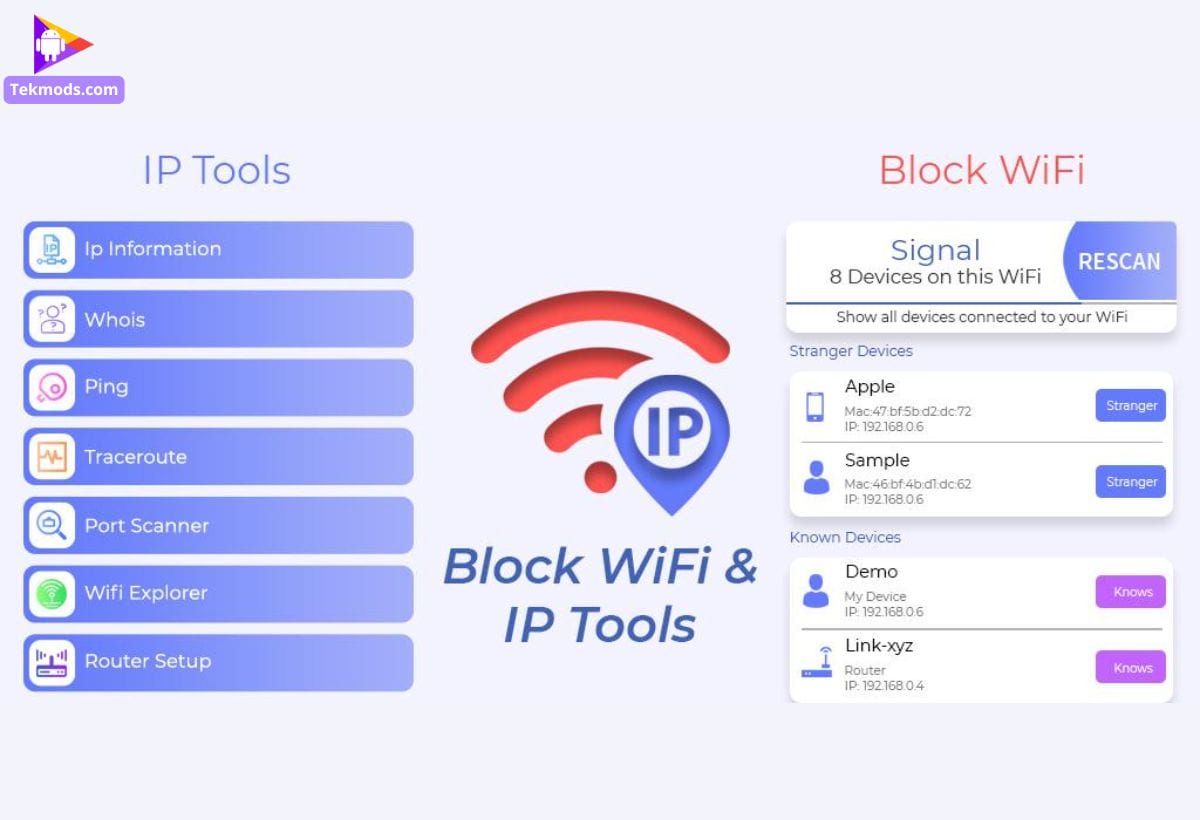 Block WiFi & IP Tools