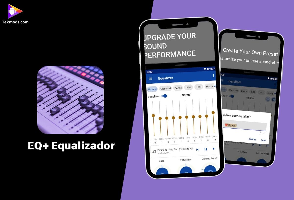 EQ+ Equalizador, Reforço grave