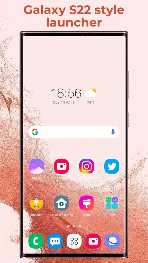 Super S22 Launcher Galaxy S22 Apk