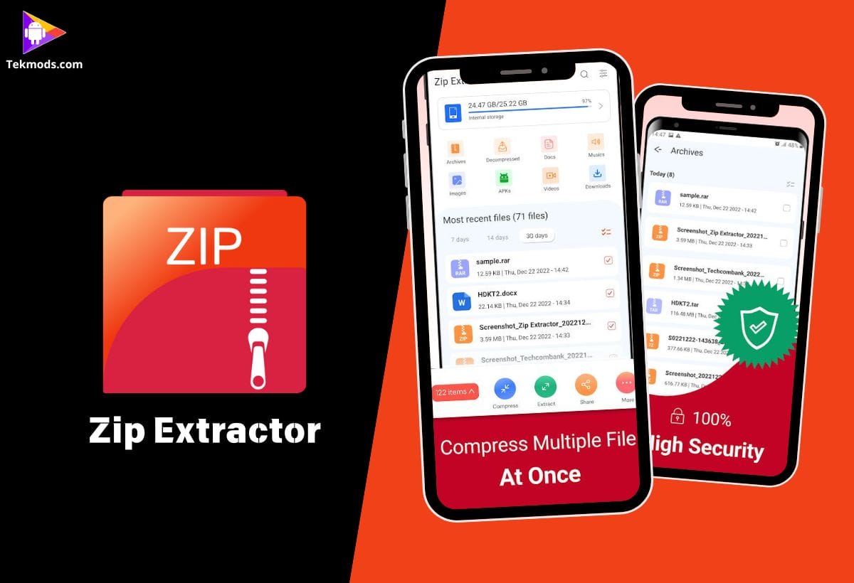 Zip Extractor - ZIP e RAR