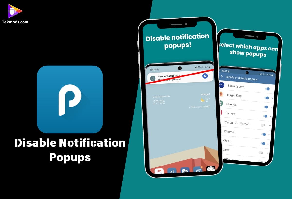 Disable Notification Popups