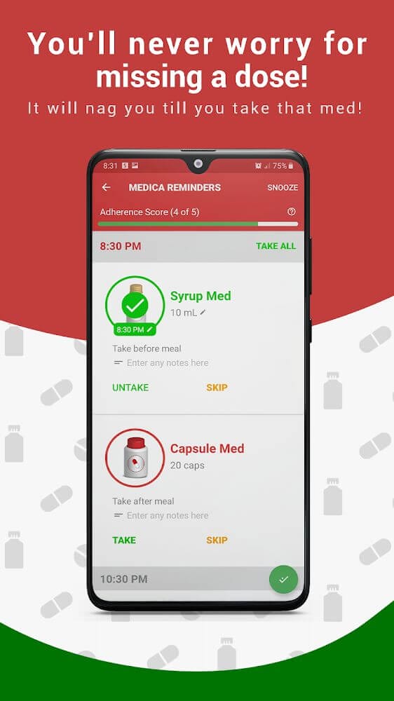 Medication Reminder & Tracker Android